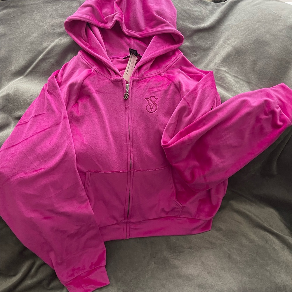 Victoria Secret Cotton Fleece Pullover Hoodie
